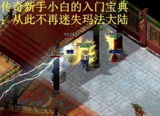 传奇新手小白的入门宝典：从此不再迷失玛法大陆