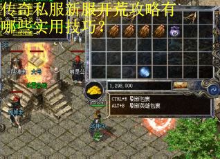 传奇私服新服开荒攻略有哪些实用技巧? 传奇私服新服开荒攻略有哪些实用技巧?