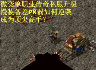 微变单职业传奇私服升级慢装备差PK弱如何逆袭成为顶尖高手？
