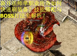 新开法师单职业传奇如何快速刷装备?技能搭配与BOSS打法全解析? 新开法师单职业传奇如何快速刷装备?技能搭配与BOSS打法全解析?