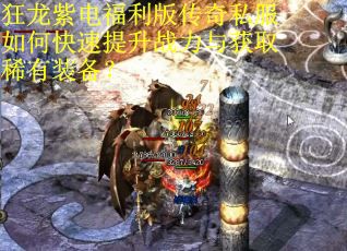 狂龙紫电福利版传奇私服如何快速提升战力与获取稀有装备? 狂龙紫电福利版传奇私服如何快速提升战力与获取稀有装备?