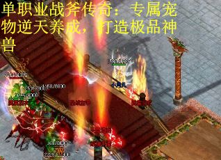 单职业战斧传奇：专属宠物逆天养成，打造极品神兽