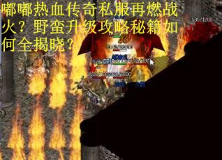 嘟嘟热血传奇私服再燃战火？野蛮升级攻略秘籍如何全揭晓？