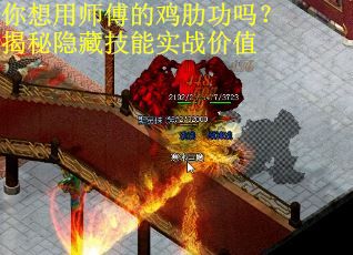 你想用师傅的鸡肋功吗？揭秘隐藏技能实战价值